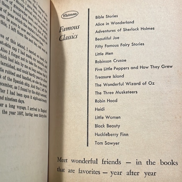 Robinson Crusoe The Life and Adventures of by Daniel Defoe 1955 Hardcover Book - Picture 16 of 16